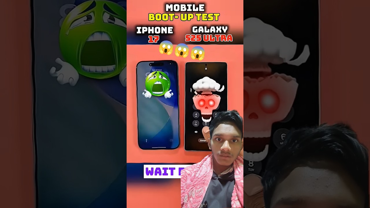 ⚡ ☠️ IPHONE 17 VS SAMSUNG GALAXY S25 ULTRA BOOT_SPEED TEST!! 