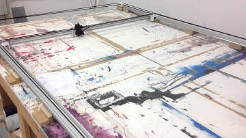 prototype plotter core XY first run