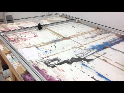 prototype plotter core XY first run