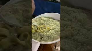 Dog Decided to Jump in and Snatch Some Noodles From Owner