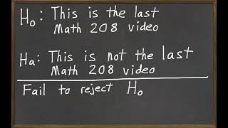 Math 208 : Last Video