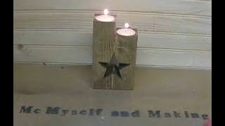 Celebrity How to Make Star Tealight candle cheap and easy rustic Wealth