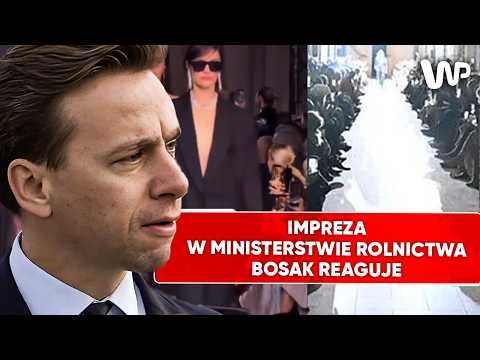 Fashion show at the Ministry of Agriculture. Bosak reacts