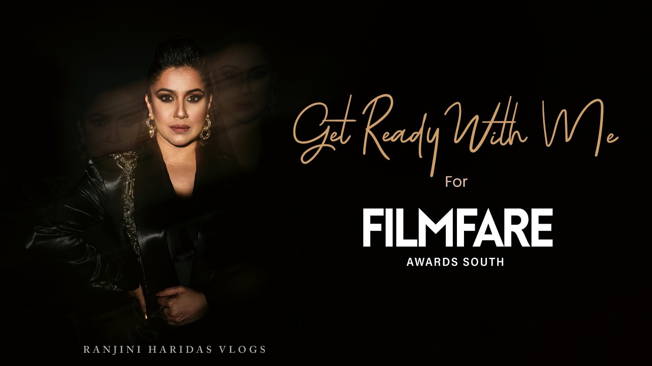 Getting Ready to Host Filmfare South | Outfit, Makeup & Behind the Scenes