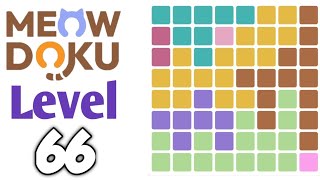 Meowdoku: Brain Puzzle Games Level 66 Walkthrough