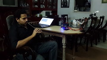 Voice controlled robotic arm