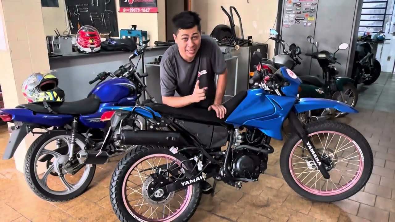 PRIMEIRA VOLTA COM A XTZ 125 PARA 170CC.