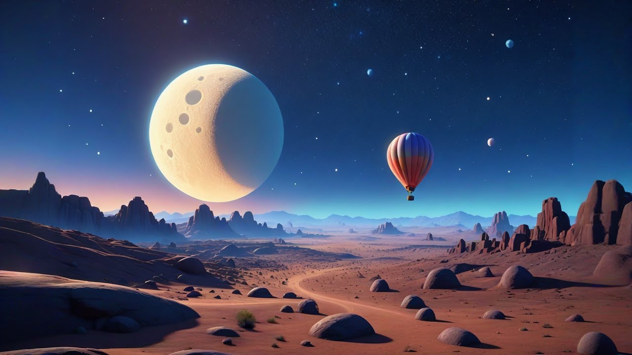 The Balloon That Touched the Moon 🎈🌙 | Magical Kids Story | Imaginative Adventure for Children