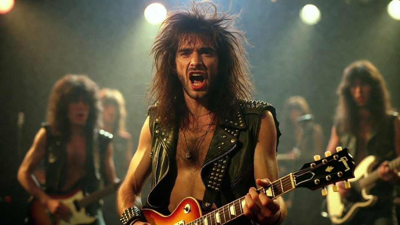 Holding on to Forever 80s Rock Power Ballad Official Music Lyric Video