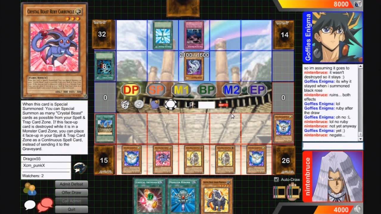 Yu-Gi-Oh! Dueling Network - Brucey B Cool V.S. Goffies Enigma - Crystal Cracker (2/3)