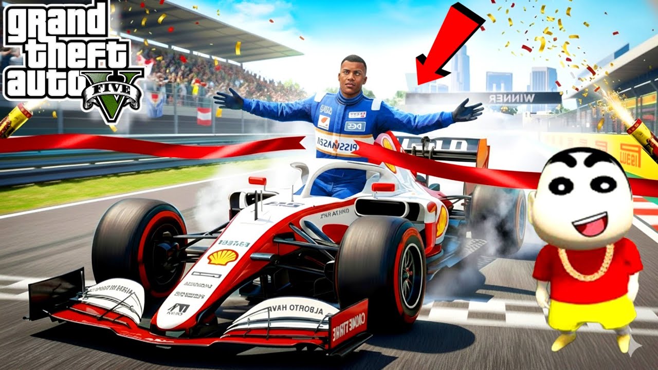 Franklin Becomes No.1 Super Racer In GTA 5 Using Magical Drawing Board (GTA 5MODS) 