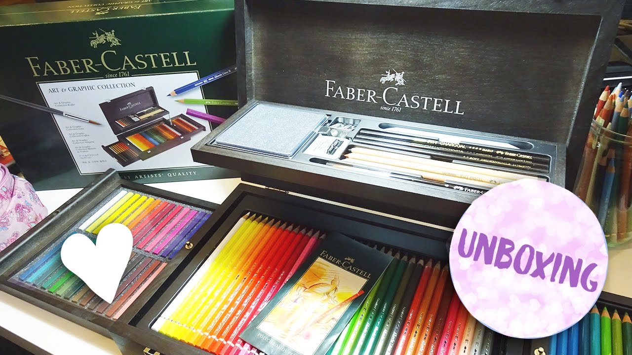 Faber Castell Polychromos 120 Pencils Set Unboxing And Review