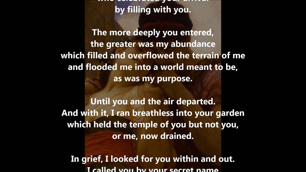 Poetry of Love and Loss