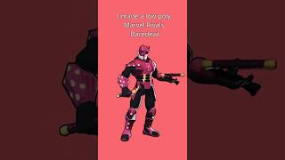 Daredevil LowPoly in Blender  #blender3d #lowpoly  #marvelrivals