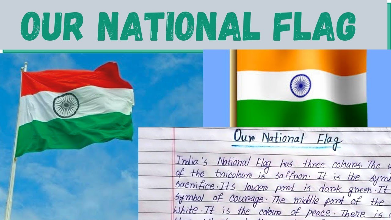 creative writing on our national flag