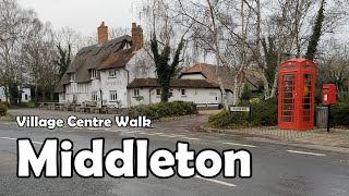 Middleton, Milton Keynes【4K】| Village Centre Walk 2021