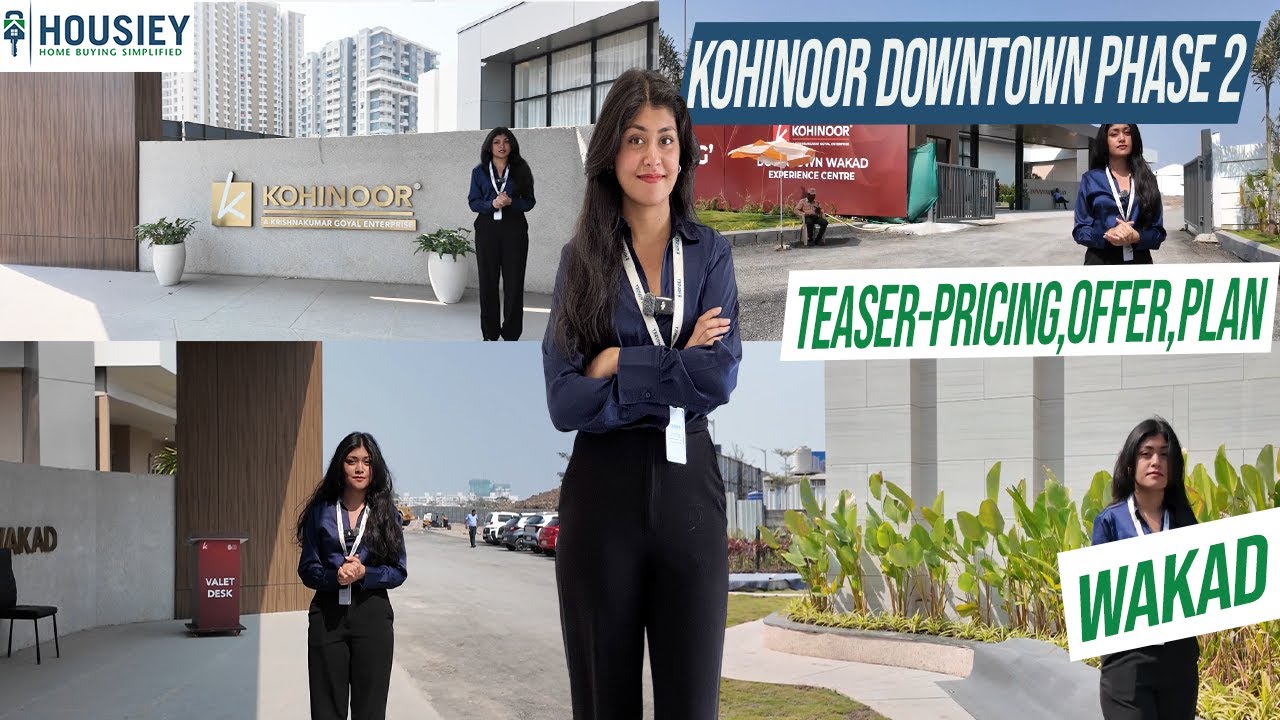 Kohinoor Downtown Wakad Phase 2 | New Launch 2BHK & 3BHK Flats In Pune | Price & Location 2026