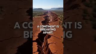 The continent is splitting  #earth #tectonism #discovery #geology