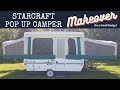 Camper Remodel Makeover on a SMALL BUDGET😍 Starcraft Pop up | Camping | Camper Redo | Before & After