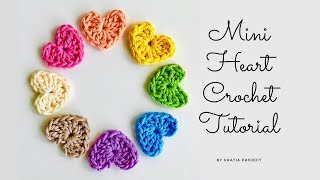 Mini Heart Crochet Tutorial