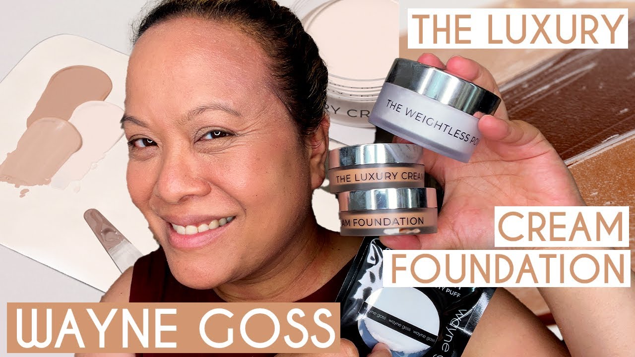 NEW WAYNE GOSS The Luxury Cream Foundation Shade 6&7| The Weightless Powder|THE PORELESS BEAUTY 