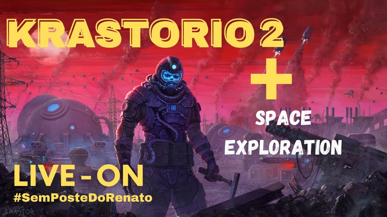 Factorio + Krastorio 2 + Space Exploration Live [PT- BR] live 002 - YouTube
