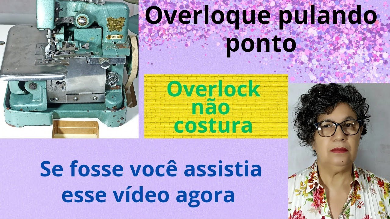 OVERLOQUE CHINESINHA NÃO ESTÁ COSTURANDO ,COMO REGULAR A OVERLOCK QUE ESTÁ PULANDO PONTO