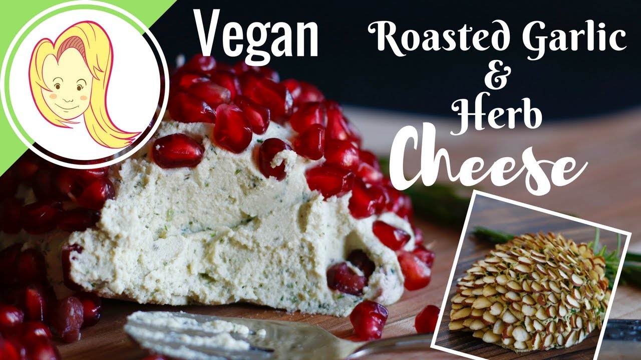 VEGAN Roasted Garlic & Herb Cheesy Spreadable Dip Perfect for the