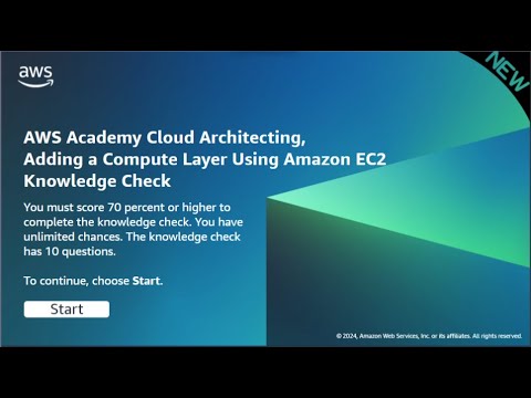 Module 5 Knowledge Check Answers | AWS CLOUD ARCHITECTING | UPDATED