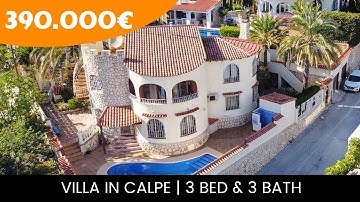 VILLA CLOSE TO BEACH IN CALPE | PRICE: €390.000