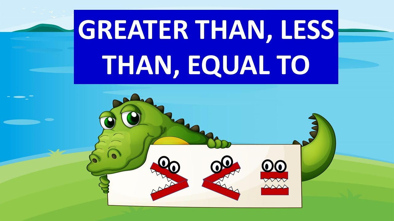 ⁣Greater than Less than Equal to for kids | Comparison of numbers | Math Grade 1