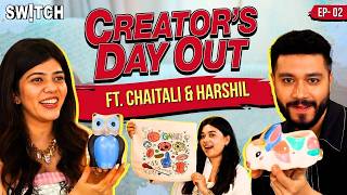 Couple Goals Or Content Chaos? @jingotharshield Chaitali & Harshil Spill On Creators Day Out​