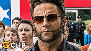 Wolverine, Charles \& Hank Arrive at Ceremony | X-Men Days of Future Past (2014) Movie Clip HD 4K