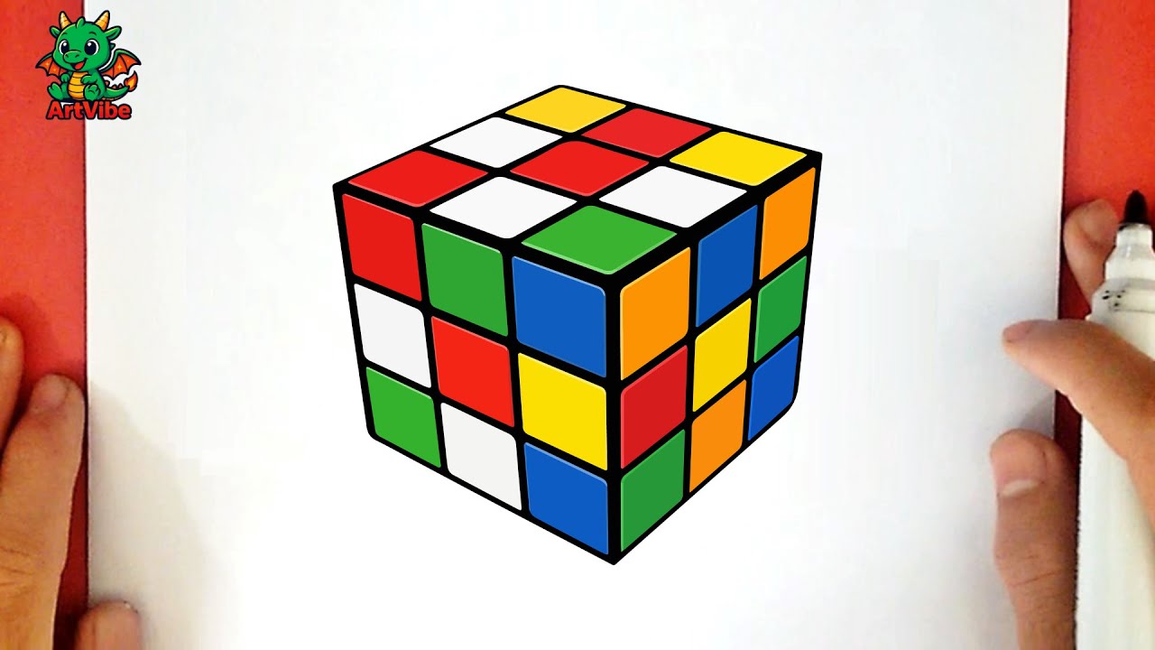 HOW TO DRAW A RUBIK’S CUBE