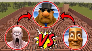 Epic Battle Cursed Scp-096 Vs Tung Tung Sahur Vs Mateoo? In Garrys Mod