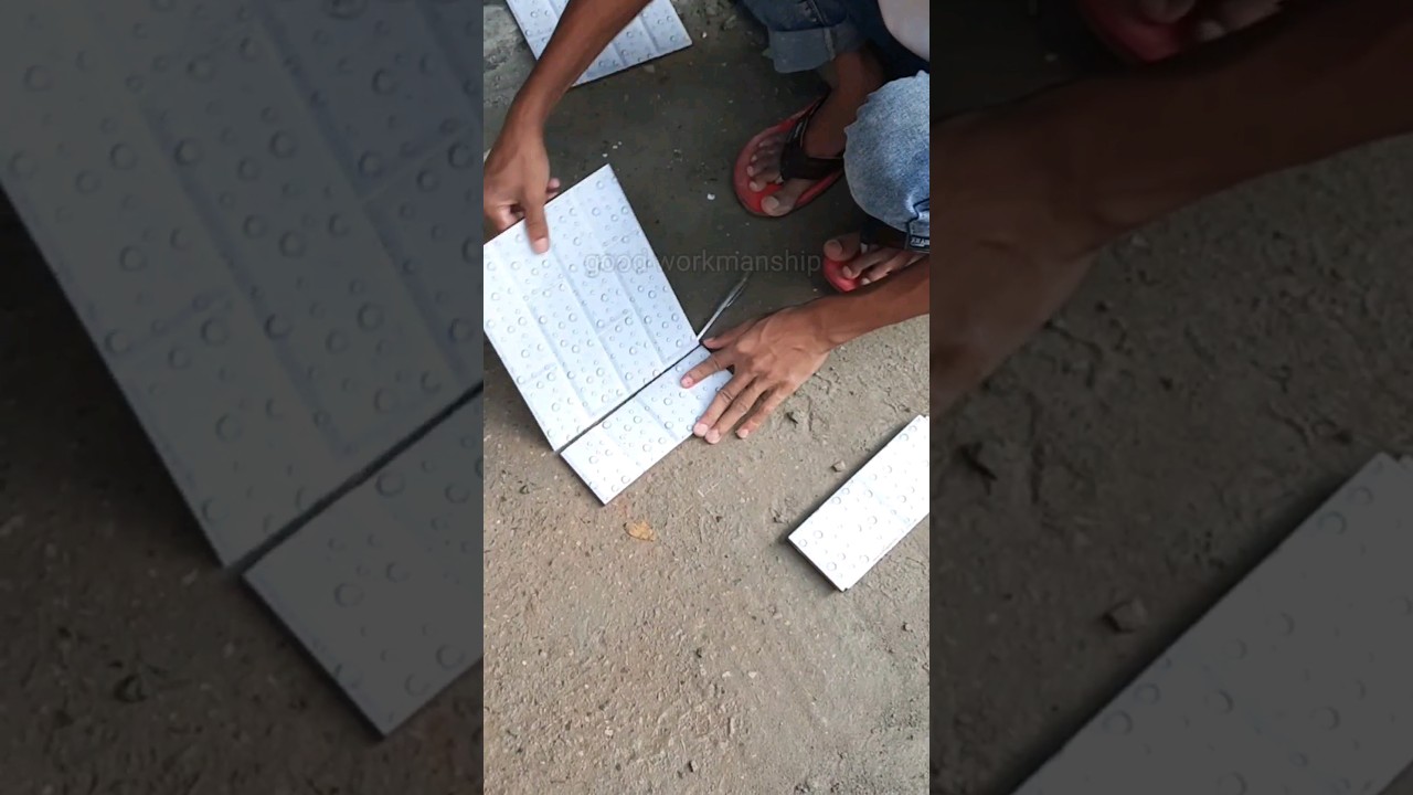 how to cut tiles with a tile cutter pen | Good workmanship and machinery tools