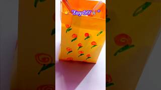 👉 Mini Paper Pen Holder 🖊️ | Easy DIY Craft 😍 #shorts #art #trending #paperart #shorts #shortvideo