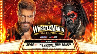 Edge Vs Finn Blor  Hell In A Cell  Wrestlemania 39  Match