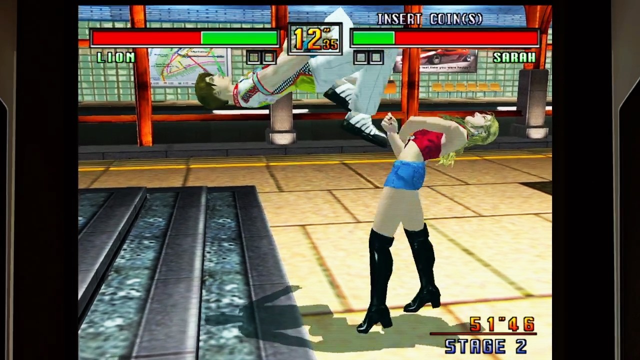 リオン 新品　バーチャファイター３　両面プリント　VF3 Tシャツ 影丸 バーチャファイター3tb Virtua Fighter 3tb - リオン_20260507 #VF3tb