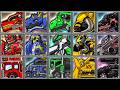 Dino Robot Corps: Spinosaurus Euoplocephalus Megalosaurus Stegosaurus Tyranno Mammoth Ceratosaurus