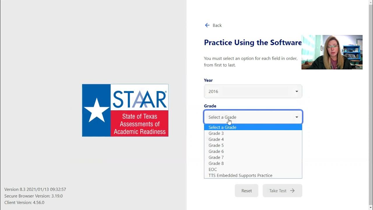 How to access the Practice STAAR test online. - YouTube
