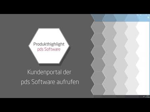 Aufrufen und Arbeiten mit dem pds Kundenportal (2020) | Tutorial pds Software