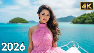 Chill Tropical Deep House Mix 2026 | Calm Blue Ocean Chill Mix 4K UHD