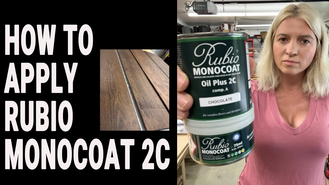 How to apply Rubio Monocoat 2C. My favorite finish for furniture