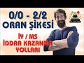 İDDDA'DA %100 ORAN ŞİKESİ 1/0 ve 2/0 ORANLARININ SIRRI ...