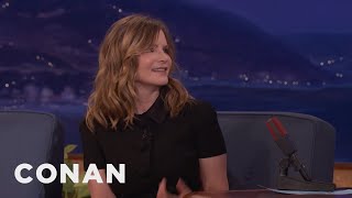 Jennifer Jason Leigh Avoided Quentin Tarantino’s Purple Dildo | CONAN on TBS