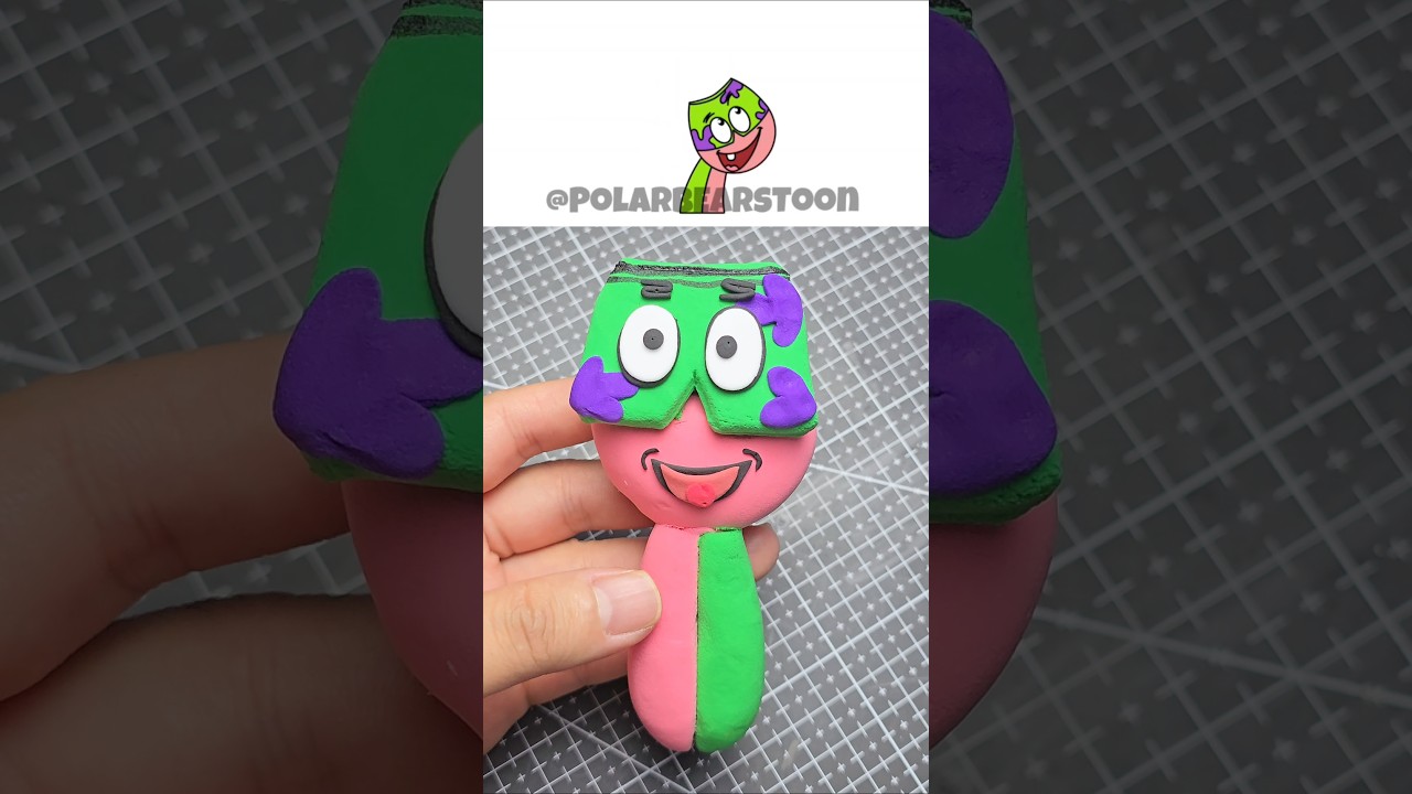 Making Sprunki OC Emoji 43 phase 3 with clay 