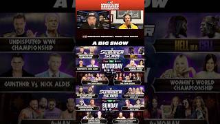 Does SummerSlam feel like a big show? #wwe #wwesummerslam #summerslam