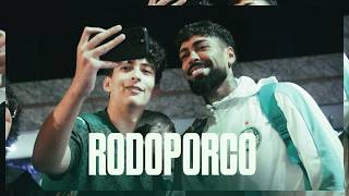 RODOPORCO l TORCIDA RECEPCIONA PALMEIRAS COM FESTA EM SANTOS