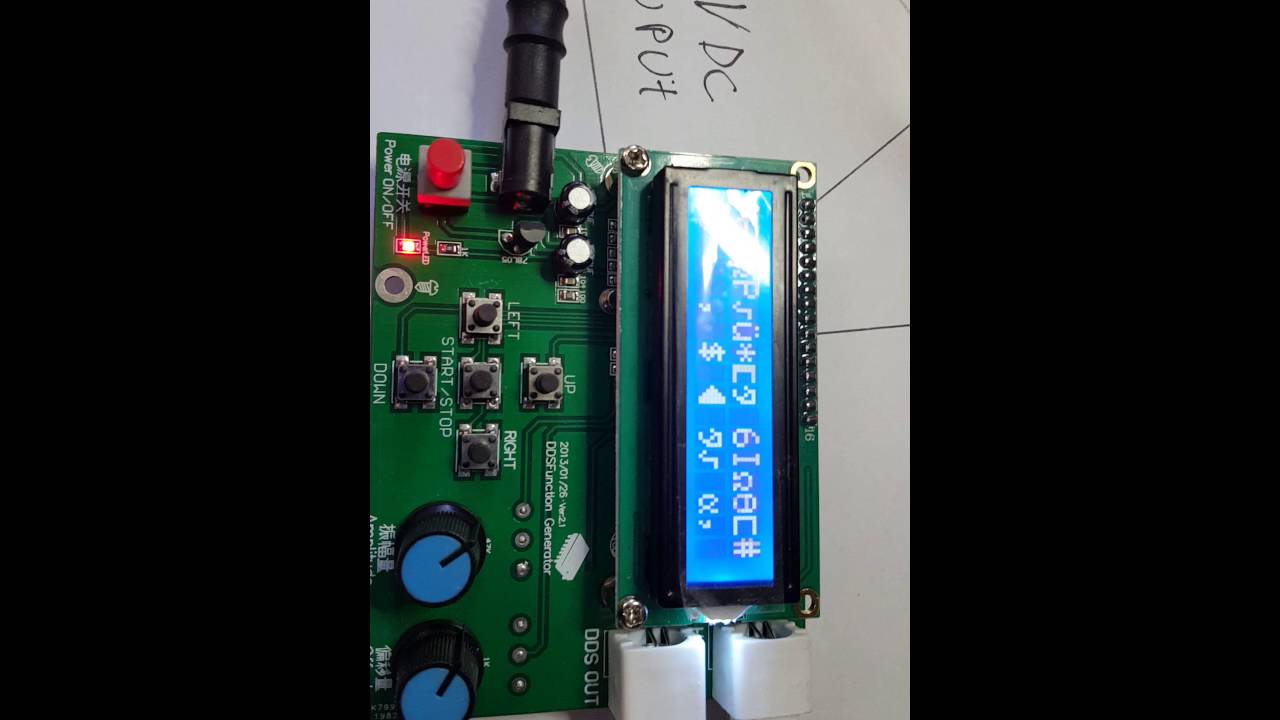 Dds funktionsgenerator schaltplan